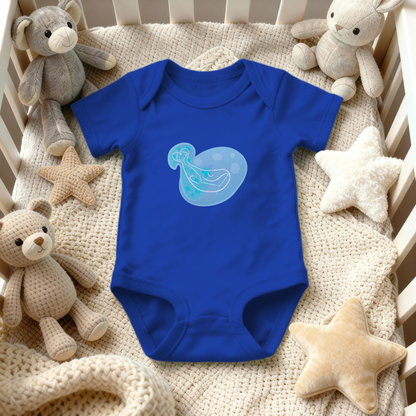 Mir the Spunky Calf Astral Zenith Traces on Infant Baby Rib Bodysuit
