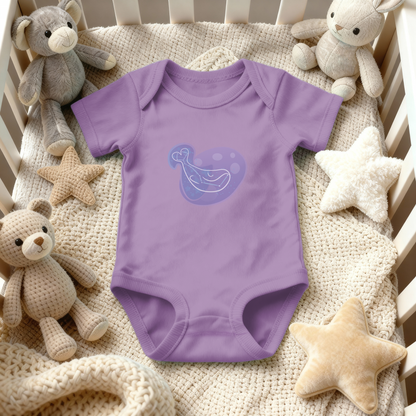 Mir the Spunky Calf Astral Nadir Traces on Infant Baby Rib Bodysuit