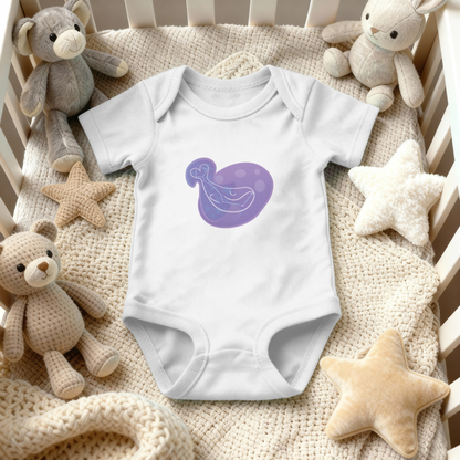 Mir the Spunky Calf Astral Nadir Traces on Infant Baby Rib Bodysuit