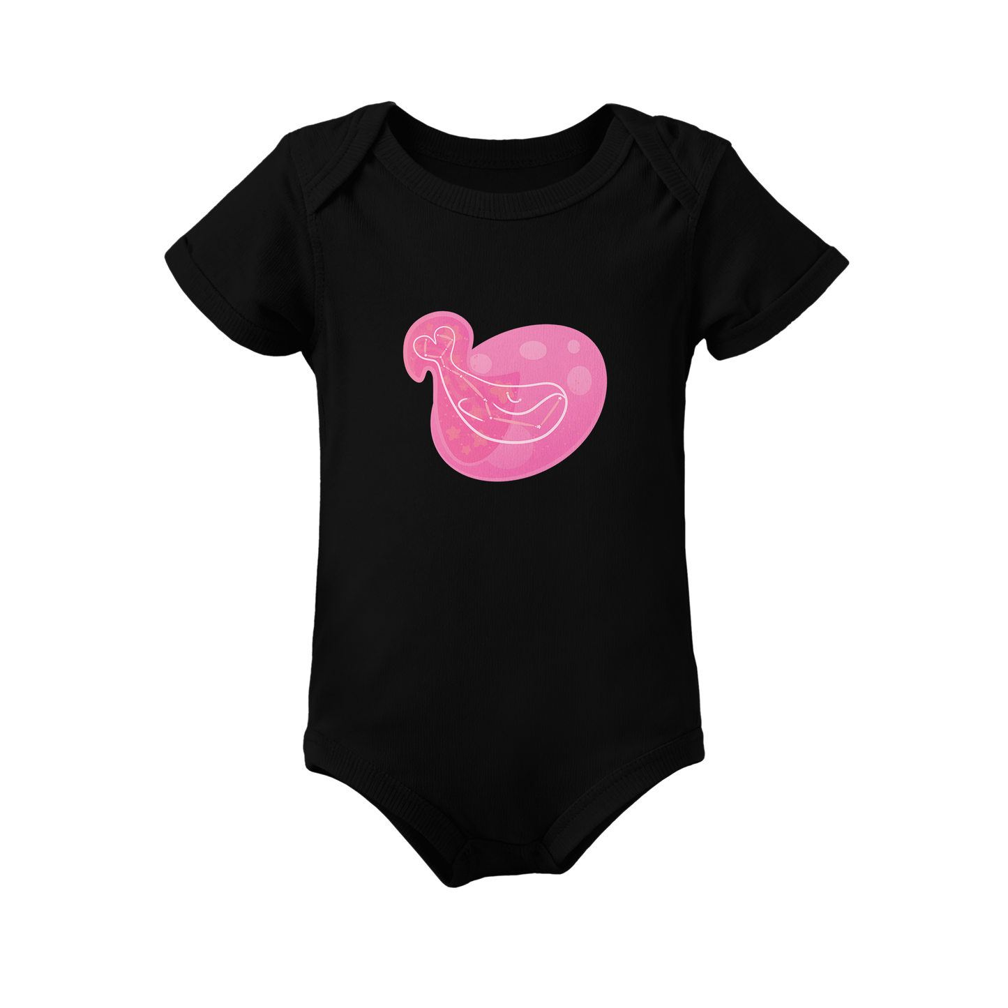 Mir the Spunky Calf Astral Dusk Traces on Infant Baby Rib Bodysuit