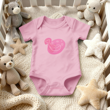 Mir the Spunky Calf Astral Dusk Traces on Infant Baby Rib Bodysuit