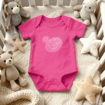 Mir the Spunky Calf Astral Dusk Traces on Infant Baby Rib Bodysuit