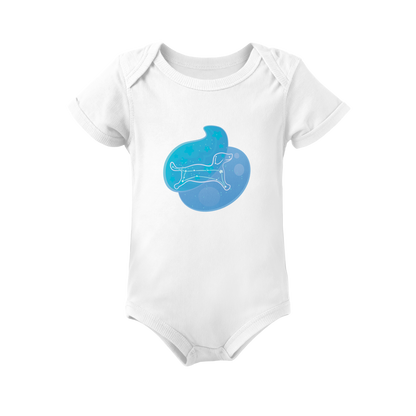 Rius the Loyal Puppy Astral Zenith Traces on Infant Baby Rib Bodysuit
