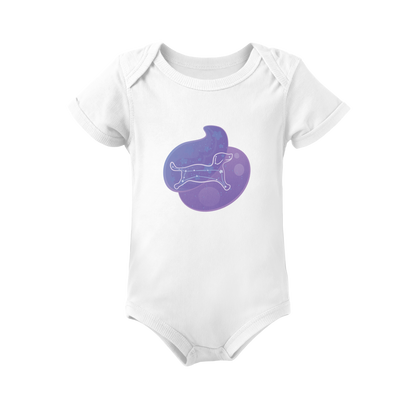 Rius the Loyal Puppy Astral Nadir Traces on Infant Baby Rib Bodysuit