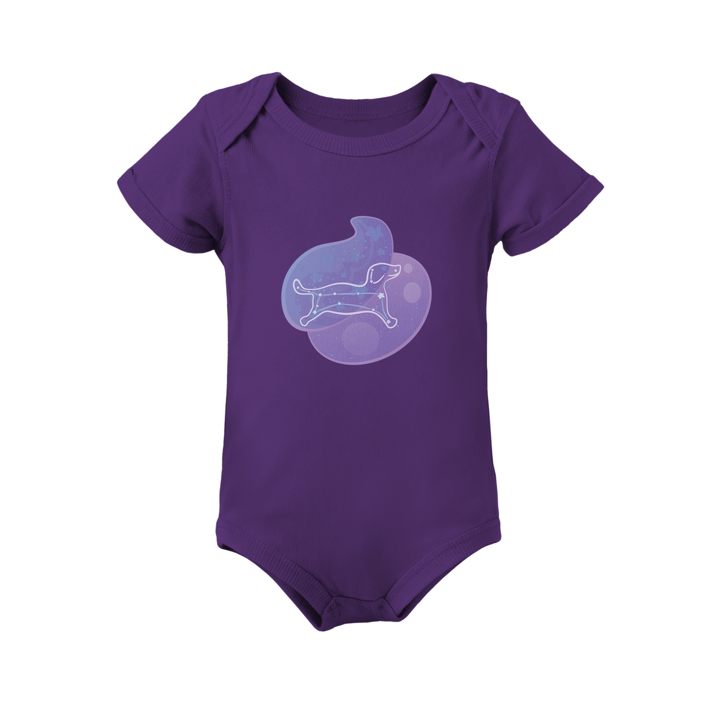 Rius the Loyal Puppy Astral Nadir Traces on Infant Baby Rib Bodysuit