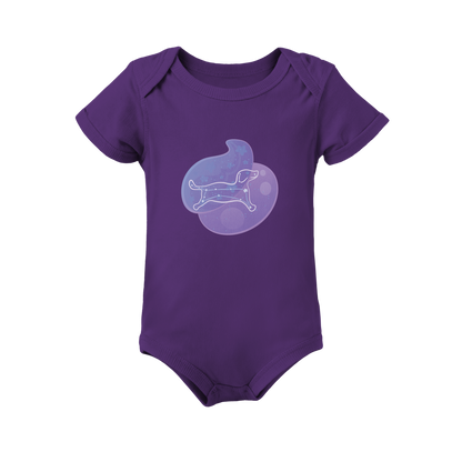 Rius the Loyal Puppy Astral Nadir Traces on Infant Baby Rib Bodysuit
