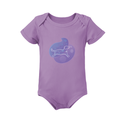Rius the Loyal Puppy Astral Nadir Traces on Infant Baby Rib Bodysuit
