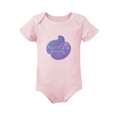 Rius the Loyal Puppy Astral Nadir Traces on Infant Baby Rib Bodysuit