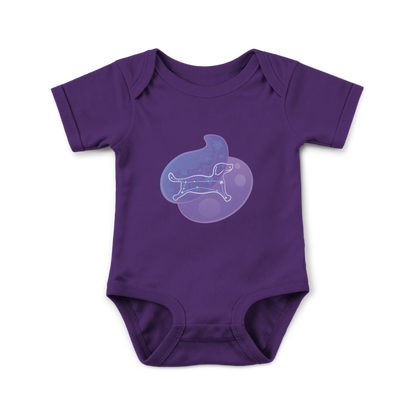 Rius the Loyal Puppy Astral Nadir Traces on Infant Baby Rib Bodysuit
