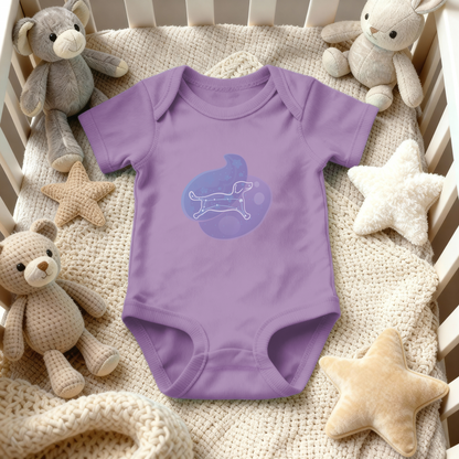 Rius the Loyal Puppy Astral Nadir Traces on Infant Baby Rib Bodysuit