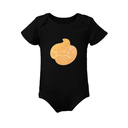 Rius the Loyal Puppy Astral Dawn Traces Infant Baby Rib Bodysuit