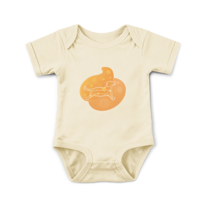 Rius the Loyal Puppy Astral Dawn Traces Infant Baby Rib Bodysuit