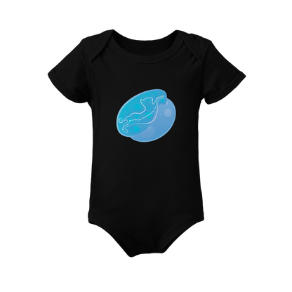 Lyn the Keen Kitten Astral Zenith Traces on Infant Baby Rib Bodysuit