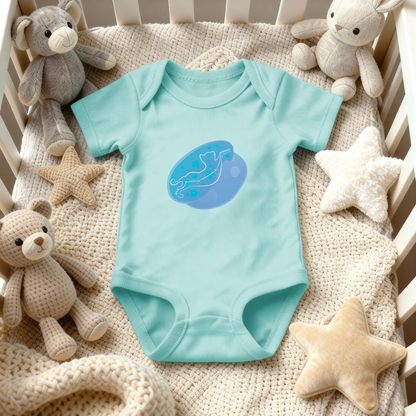 Lyn the Keen Kitten Astral Zenith Traces on Infant Baby Rib Bodysuit