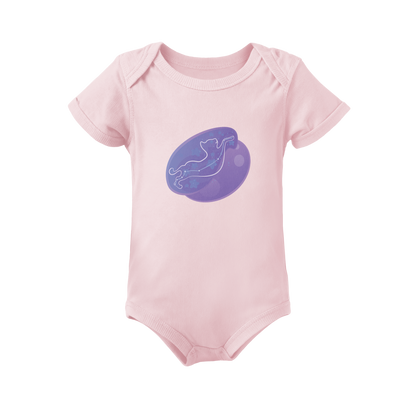 Lyn the Keen Kitten Astral Nadir Traces on Infant Baby Rib Bodysuit