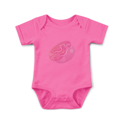 Lyn the Keen Kitten Astral Dusk Traces on Infant Baby Rib Bodysuit