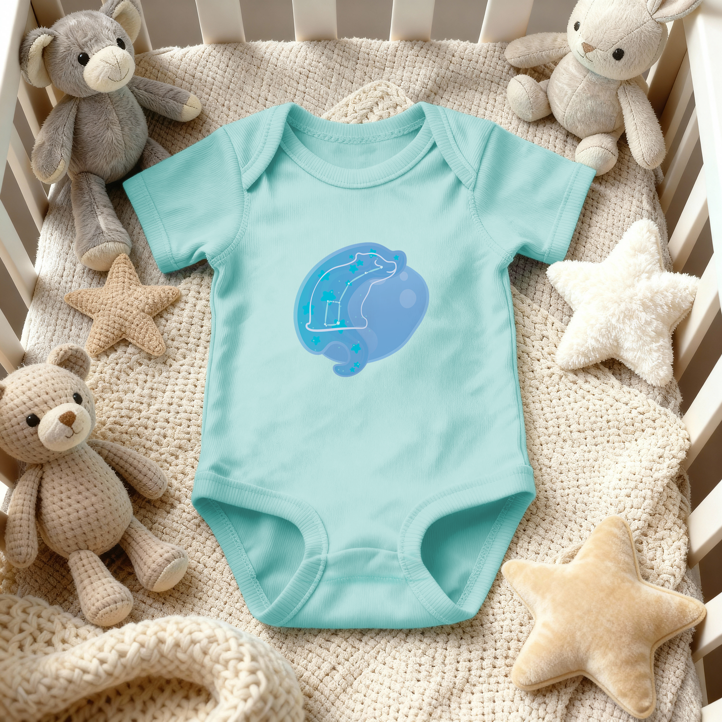 Aris the Guiding Cub Astral Zenith Traces on Infant Baby Rib Bodysuit